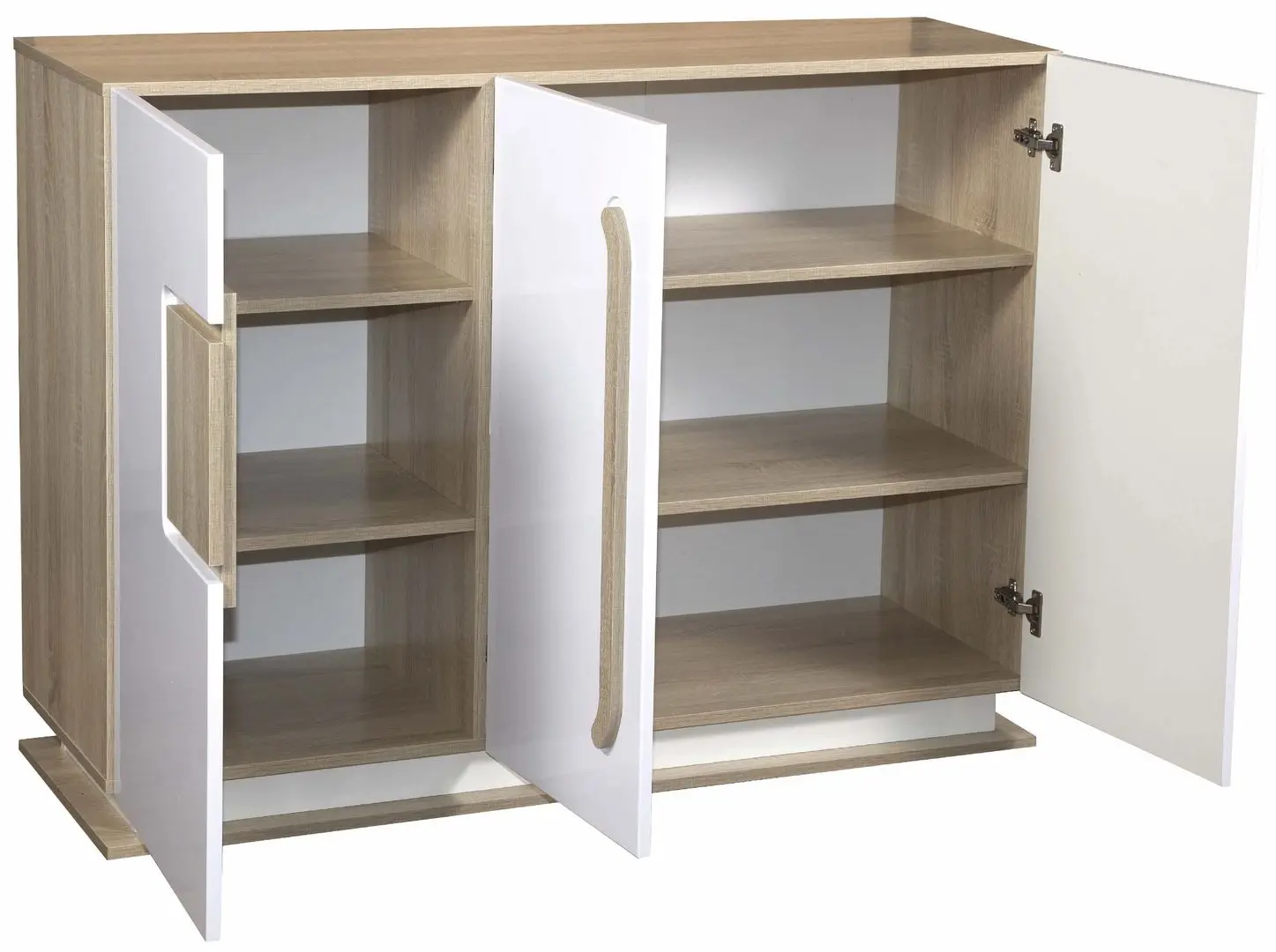 Comoda Олмеко Dora 30.06-02 (Sonoma Oak/White Gloss)