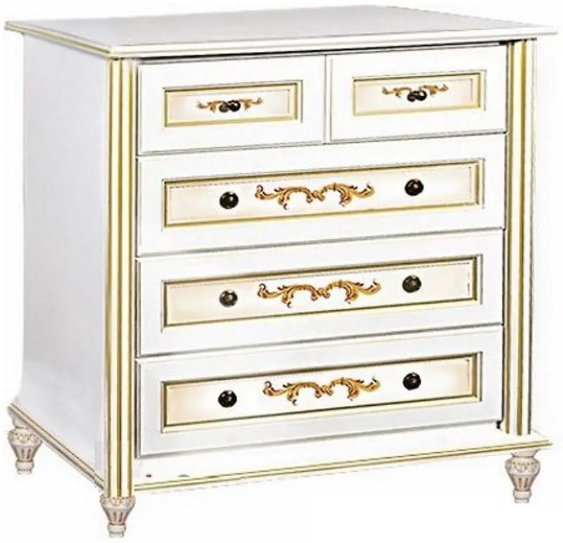 Comoda Skay Verona 970 White/Gold (fara desen)