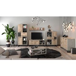 Comoda Sokme Bari 2U3S (Woodcon/Grange Sand Oak) Thumb