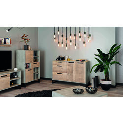 Comoda Sokme Bari 2U3S (Woodcon/Grange Sand Oak) Thumb