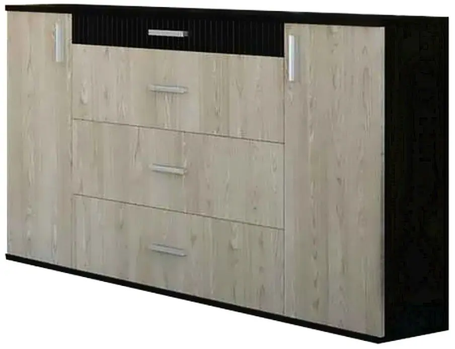 Comoda Sokme Mark 1500 (Wenge Magic/Rhodes Oak)