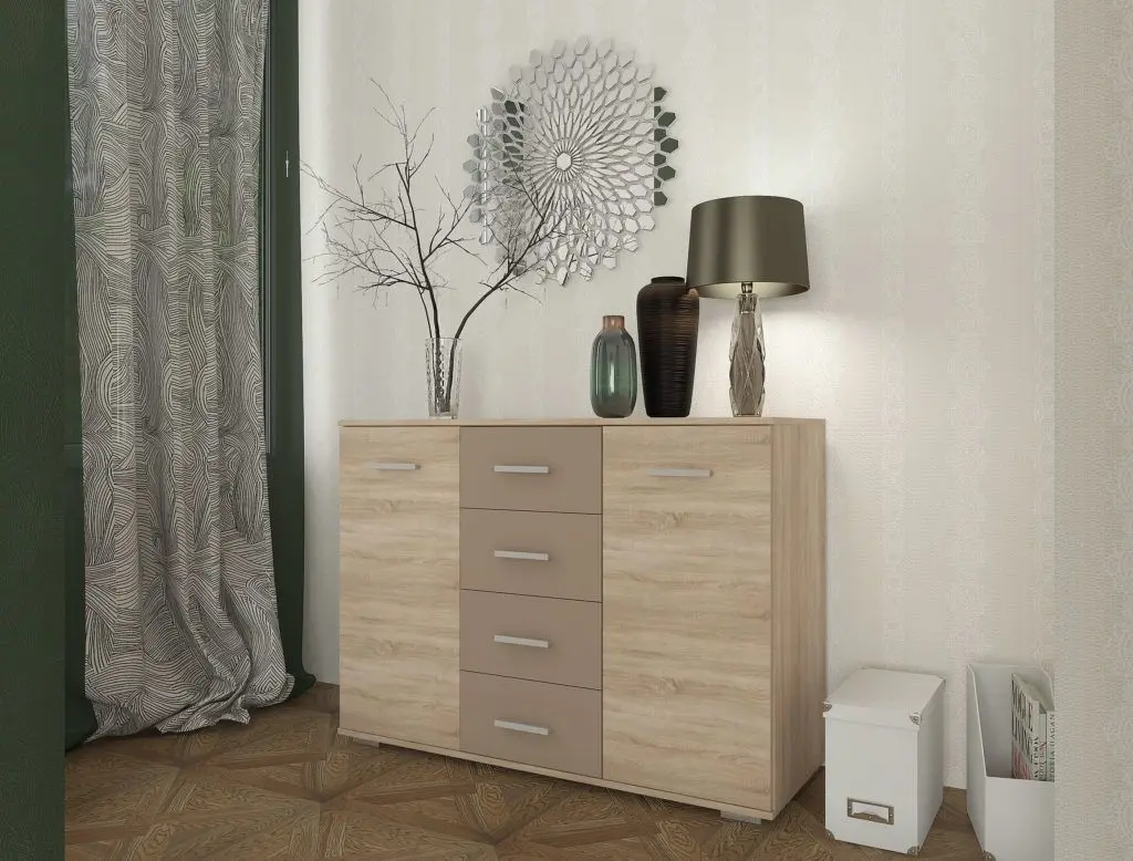 Comoda Sokme Rio 1200 (Sonoma Oak/Latte)