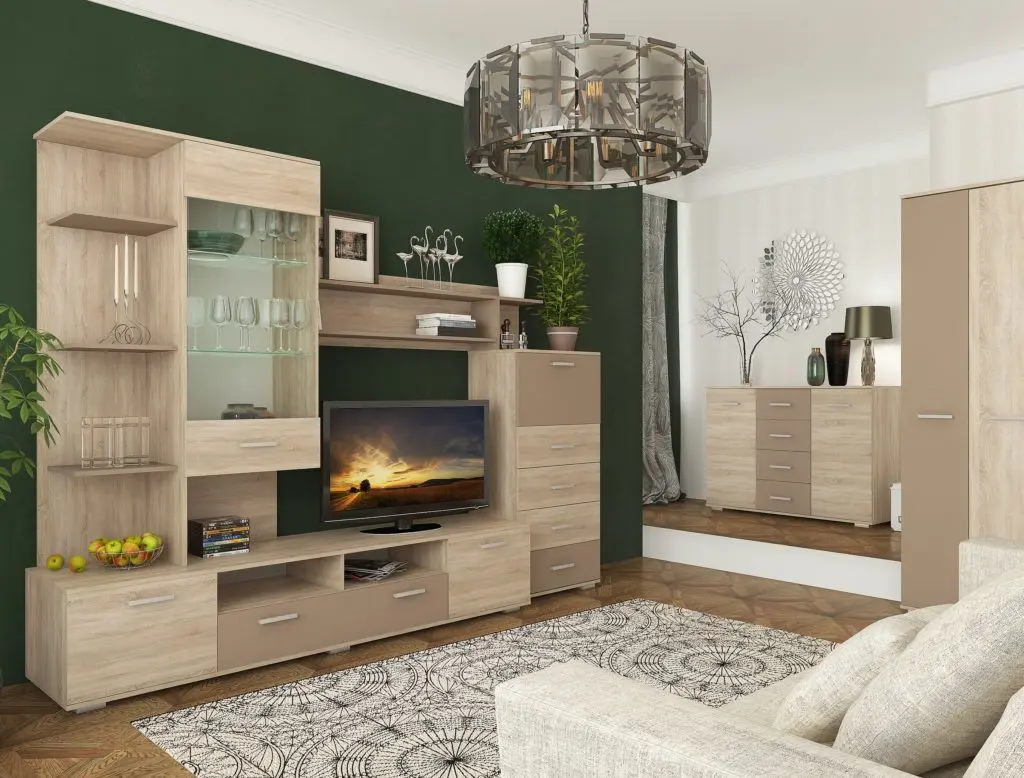 Comoda Sokme Rio 1200 (Sonoma Oak/Latte)