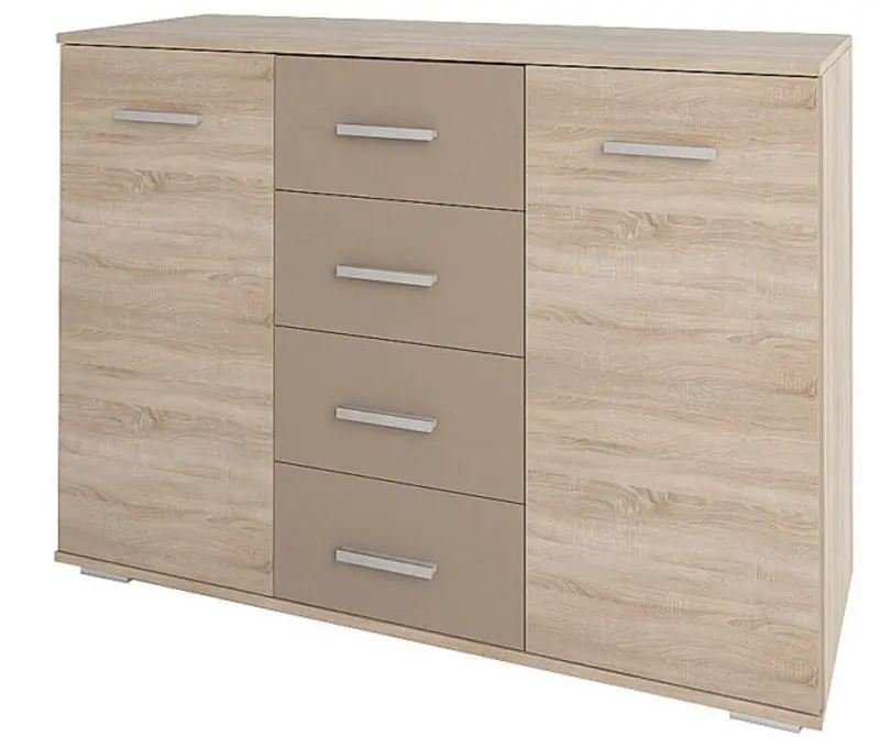 Comoda Sokme Rio 1200 (Sonoma Oak/Latte)