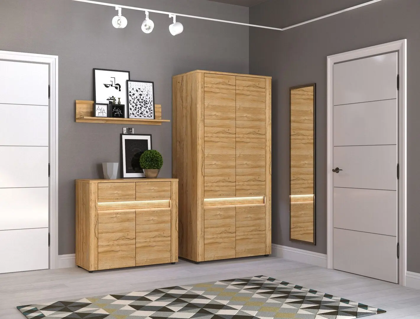 Comoda Sokme Sandi 2U2S (Grand Oak)