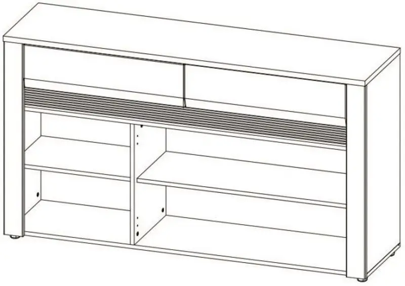 Comoda Sokme Sandi 3U2S (Grand Oak)