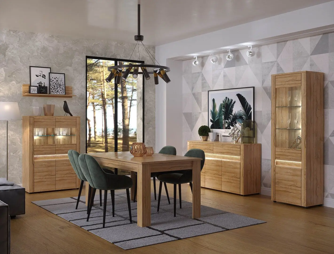 Comoda Sokme Sandi 3U2S (Grand Oak)