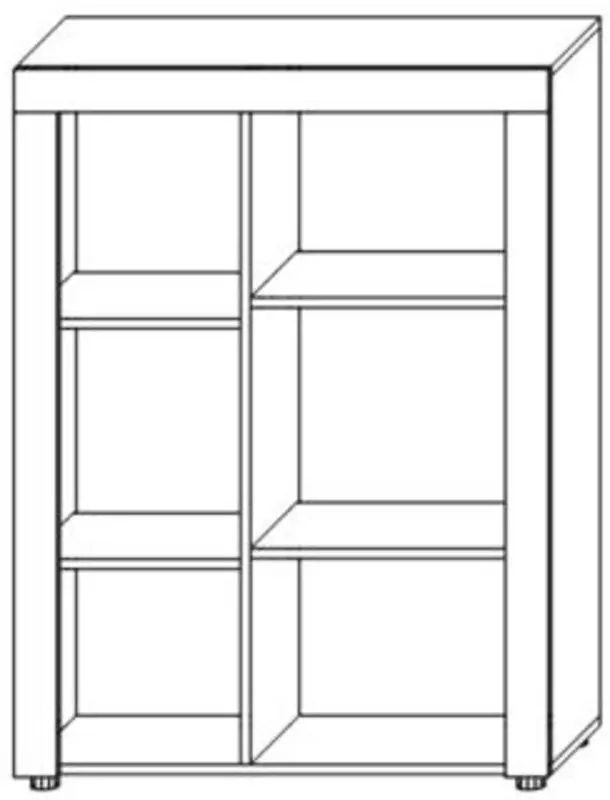 Пенал низкий Sokme Фокус (Дуб Артисан) - 2
