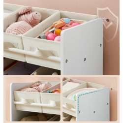 Etajera-organizer de jucării Songmics GKR033W10 (Cloud White) Thumb
