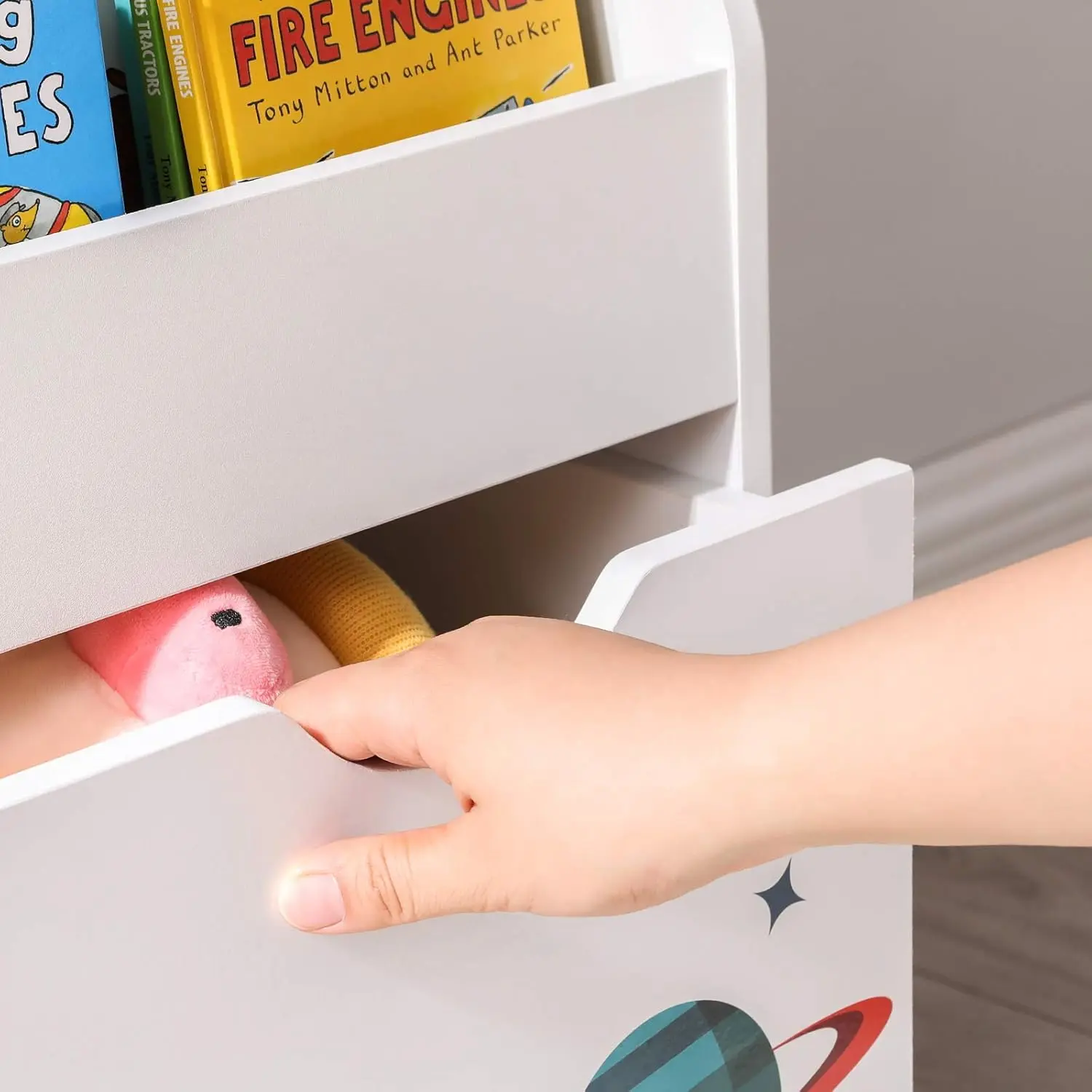 Стеллаж Songmics GKR41WT (White)