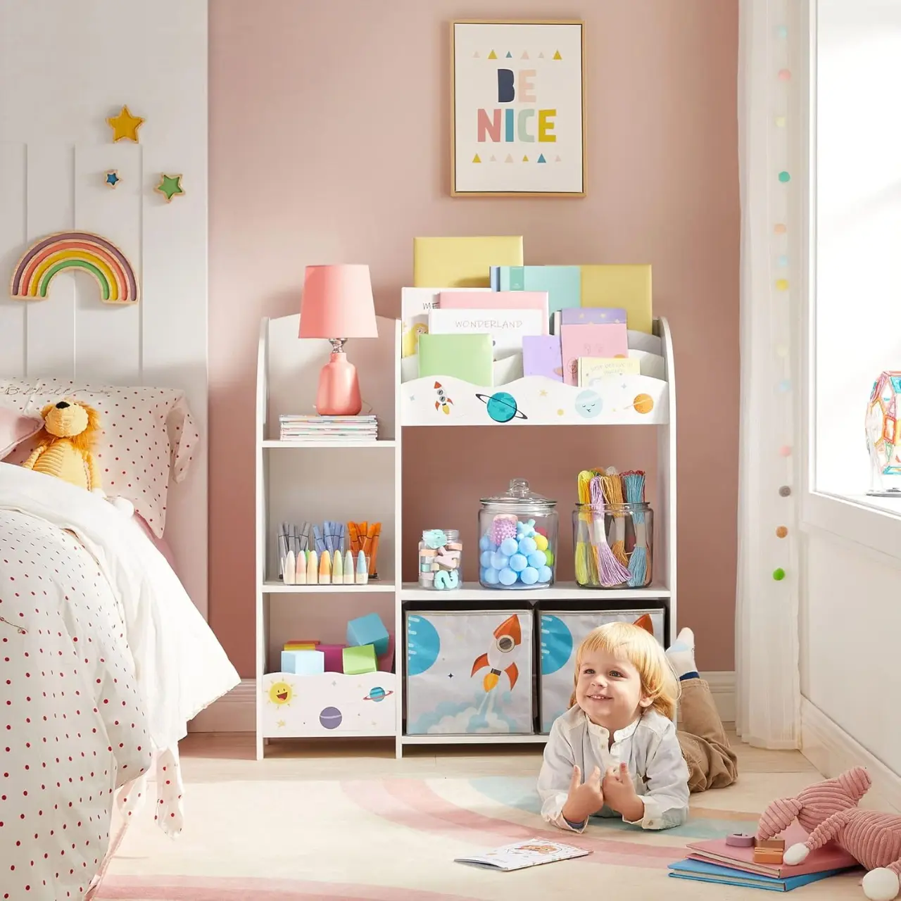 Etajera Songmics GKR42WT (White)