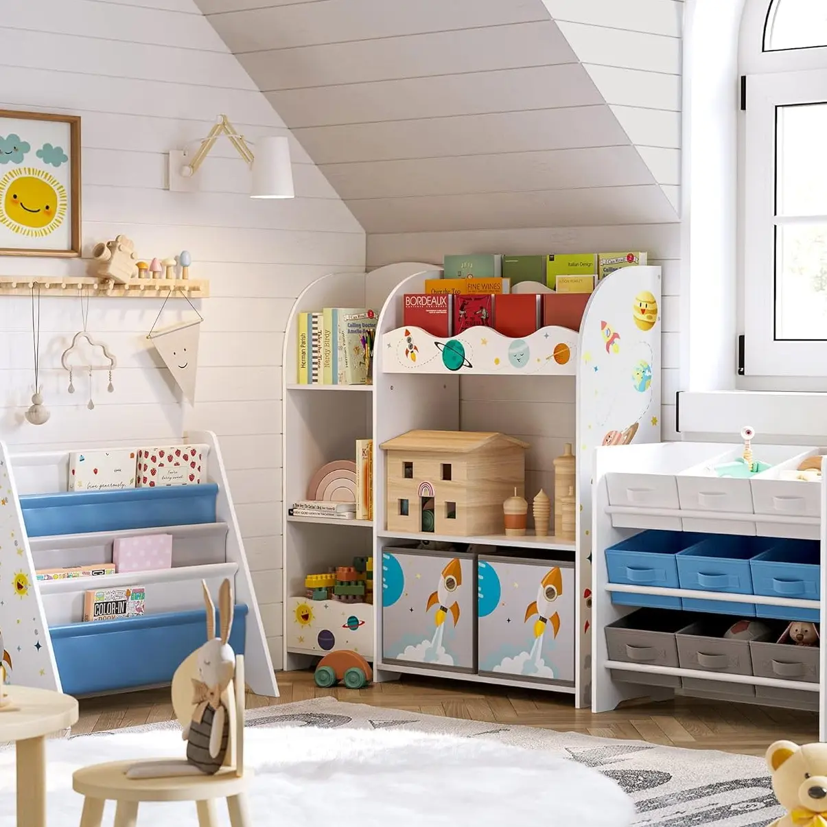 Etajera Songmics GKR42WT (White)