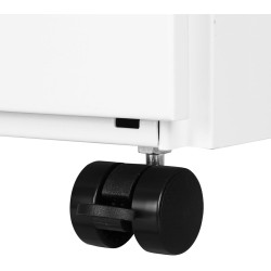 Tumba cu rotile Songmics OFC63WT (White) Thumb