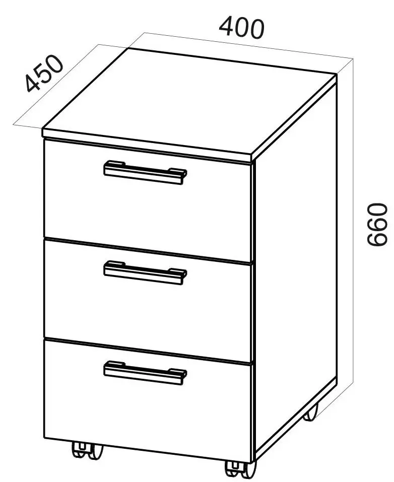 Tumba pe role SV-mebel №7 (Sonoma Oak) - 2