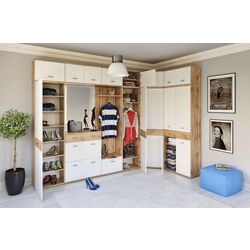 Антресоль Tempo Kondela Cyril Typ 10 (Wotan Oak/White) Thumb