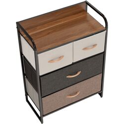 Comoda Tempo Kondela Hazel Typ 2 (Beige/Brown Light/Brown Dark) Thumb