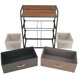 Comoda Tempo Kondela Hazel Typ 2 (Beige/Brown Light/Brown Dark) Thumb