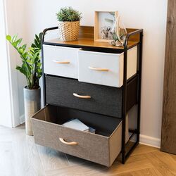 Comoda Tempo Kondela Hazel Typ 2 (Beige/Brown Light/Brown Dark) Thumb