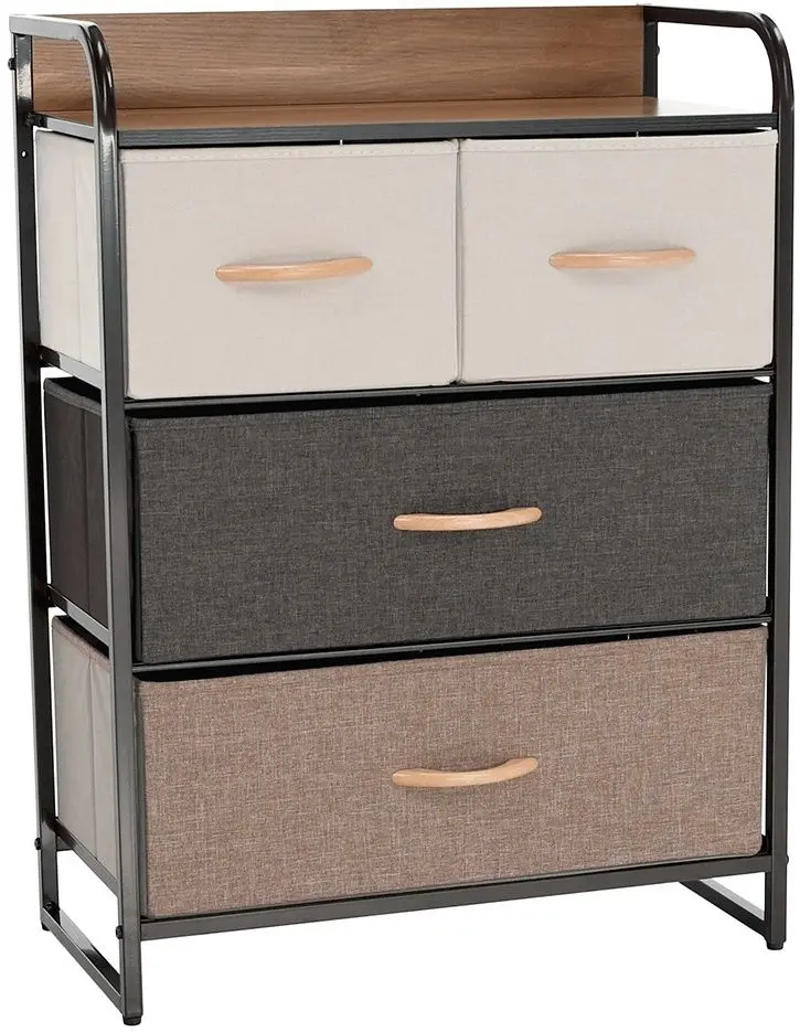 Comoda Tempo Kondela Hazel Typ 2 (Beige/Brown Light/Brown Dark)