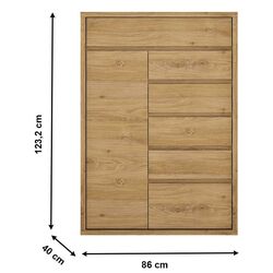 Тумба Tempo Kondela Sheldon Typ 32 (Shetland Oak) Thumb