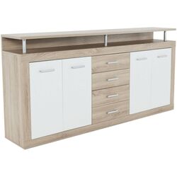 Tumba Tempo Kondela Jachim-Jyno New (Sonoma Oak/White)