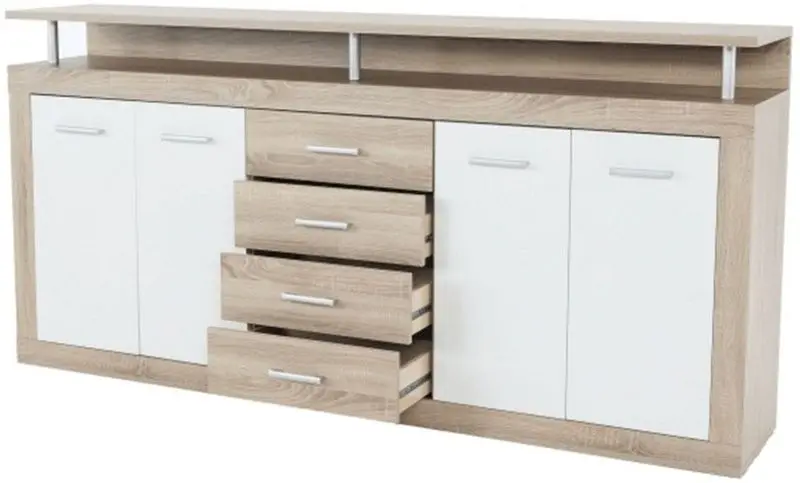 Тумба Tempo Kondela Jachim-Jyno New (Sonoma Oak/White)