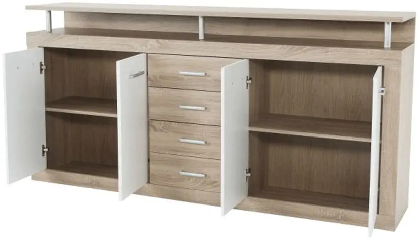 Тумба Tempo Kondela Jachim-Jyno New (Sonoma Oak/White)