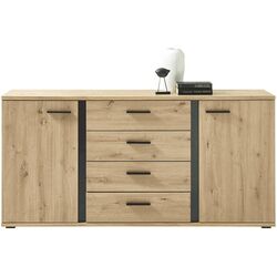 Tumba Tempo Kondela Kanode (Artizan Oak/Black) Thumb