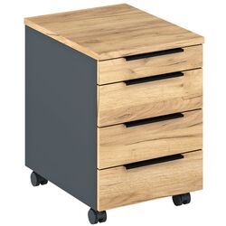 Tumba cu rotile Tempo Kondela Klaudius Tip 6 (Graphite/Artisan Oak) Thumb