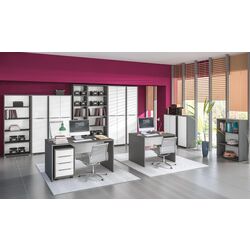 Комод Tempo Kondela Rioma New Typ 14 (Graphite/White) Thumb