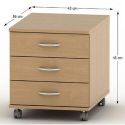 Tumba pe role Tempo Kondela Tempo Asistent 2 New 016 (Beech) Thumb