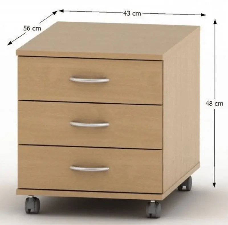 Tumba pe role Tempo Kondela Tempo Asistent 2 New 016 (Beech) - 2