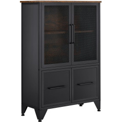 Тумба Vasagle LSC053B01 (Black/Rustic Brown) Thumb