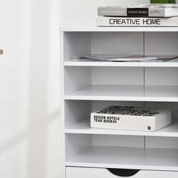 Tumba cu rotile Vinsetto 924-010 40x30x83 cm (White) Thumb