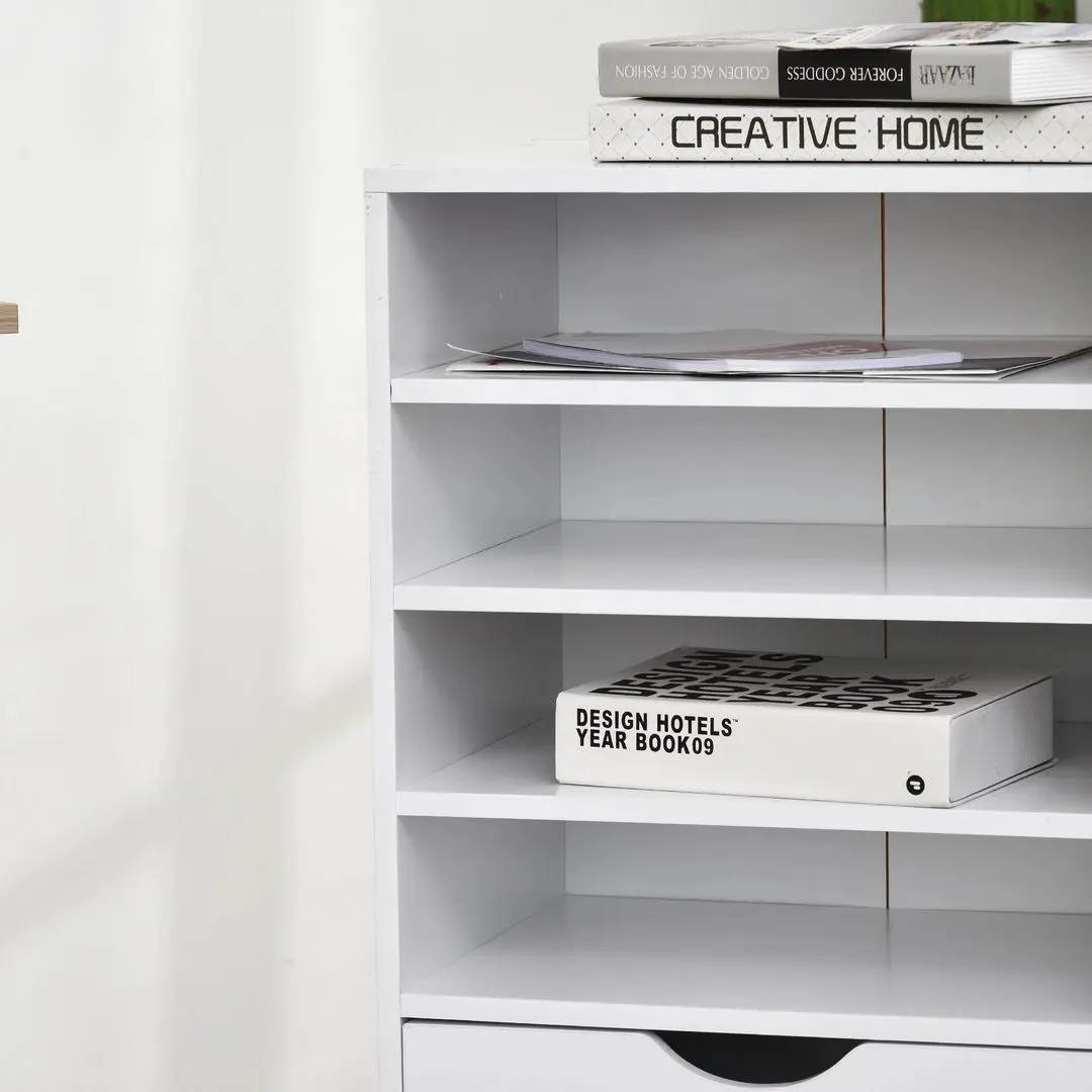 Tumba cu rotile Vinsetto 924-010 40x30x83 cm (White)