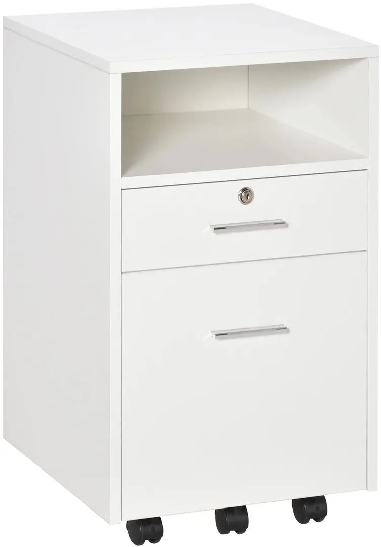 Тумба выкатная Vinsetto 924-030WT 39x40x60 cm (White)