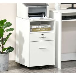 Тумба выкатная Vinsetto 924-030WT 39x40x60 cm (White)