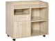 Tumba cu rotile Vinsetto 924-034AK 80x40x72 cm (Oak)