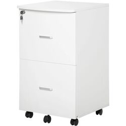 Tumba cu rotile Vinsetto 924-035WT 43x45x72 cm (White) Thumb