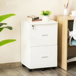 Тумба выкатная Vinsetto 924-035WT 43x45x72 cm (White)