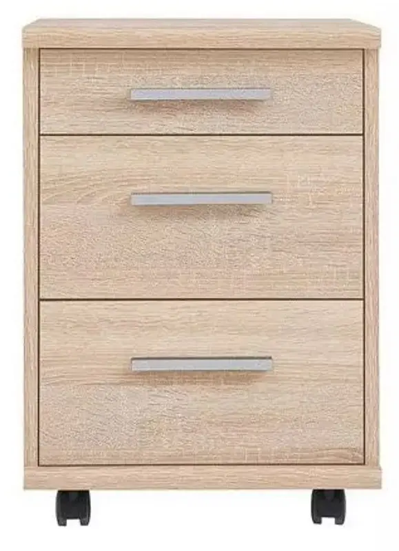 Tumba cu rotile Yasen Ofis Layn KON 3S (Sonoma Oak)