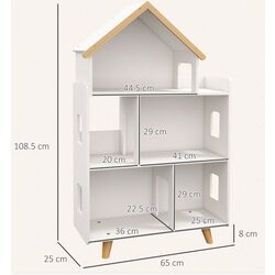 Стеллаж Zonekiz 311-056V80WT (White) Thumb