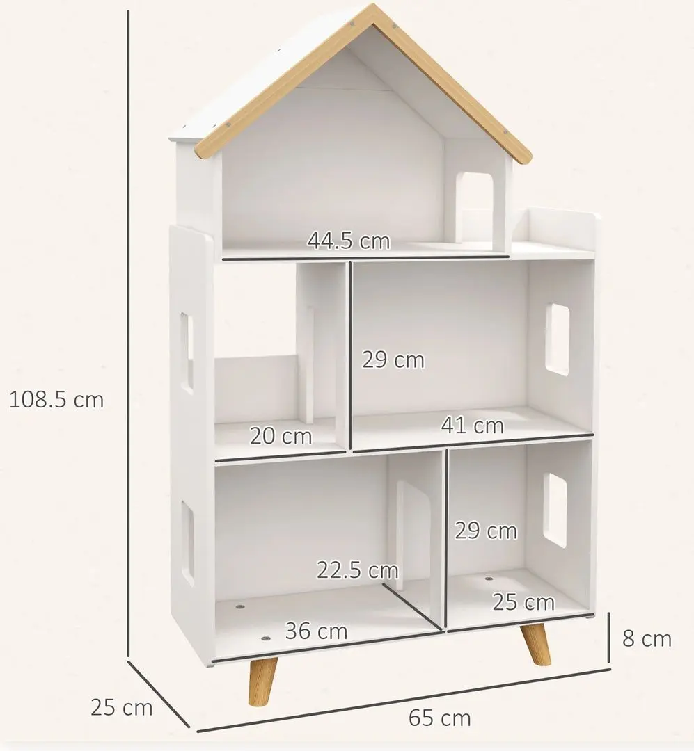 Стеллаж Zonekiz 311-056V80WT (White)
