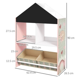 Стеллаж Zonekiz 311-057V80PK (Pink) Thumb