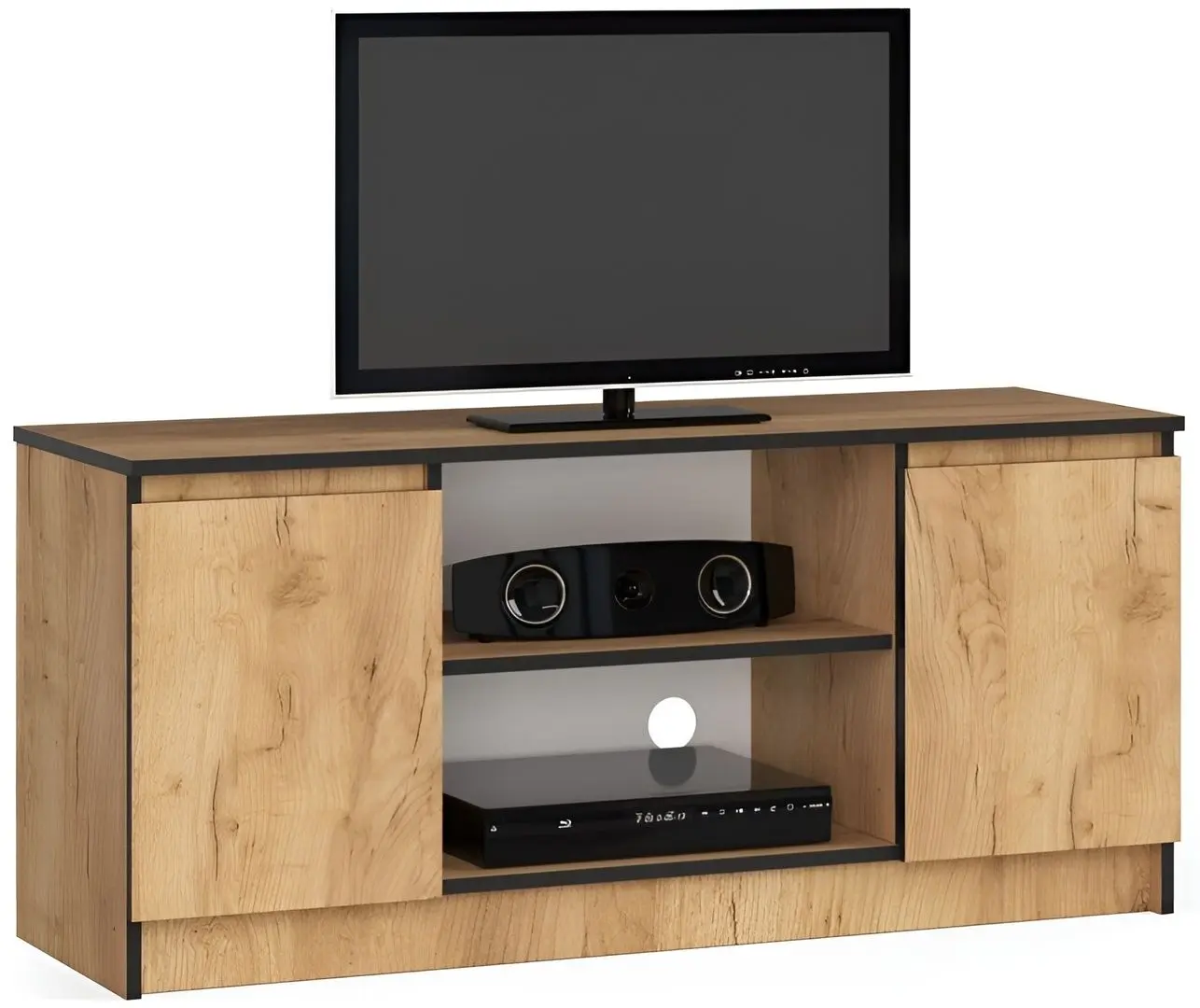 Tumba pentru TV Akord K120 2D1P (Craft Oak)