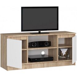 Tumba pentru TV Akord K120 2D1P (Sonoma Oak/White) Thumb