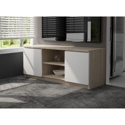 Tumba pentru TV Akord K120 2D1P (Sonoma Oak/White) Thumb