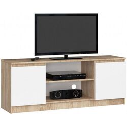 Tumba pentru TV Akord K140 2D1P (Sonoma Oak/White)