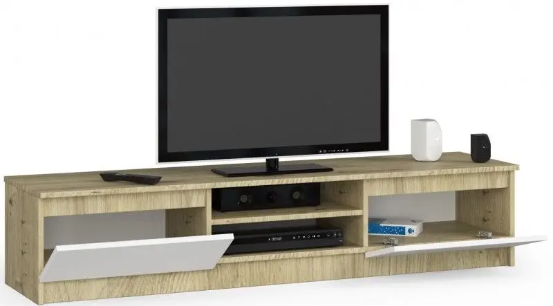 Tumba pentru TV Akord K160 (Artisan Oak/White)