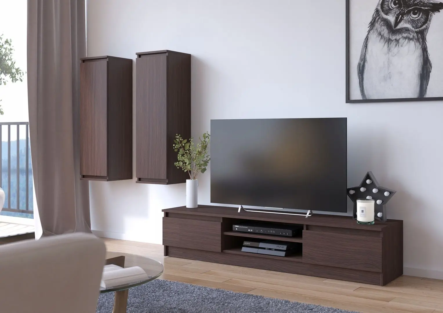 Tumba pentru TV Akord K160 (Wenge)